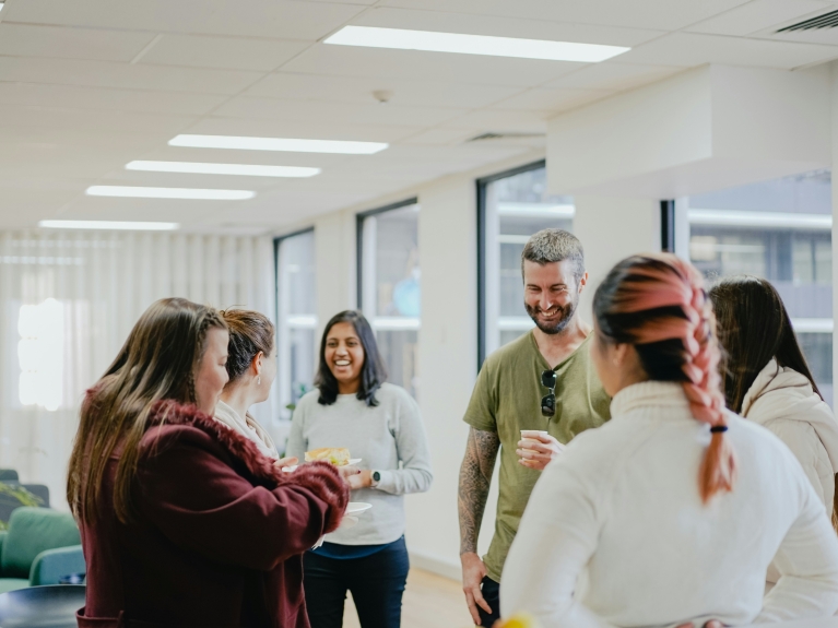 Group of people at the workplace